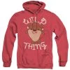 Trevco New Men's Looney Tunes Wild Thing Kid Heather Pullover Hoodie