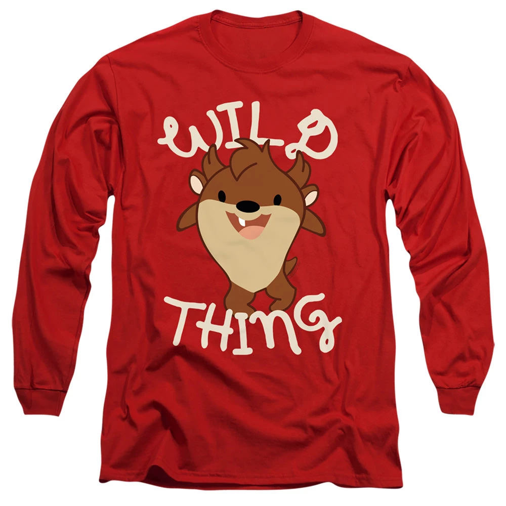 Trevco Men's Looney Tunes Wild Thing Kid Long Sleeve Tee 1 Trevco Men's Looney Tunes Wild Thing Kid Long Sleeve Tee