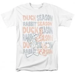 Trevco Men's Looney Tunes Duck Season Rabbit Tee