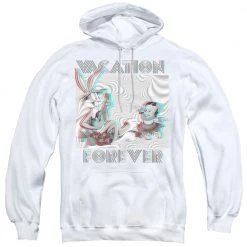 Trevco Men's Looney Tunes Vacation Forever Pullover Hoodie