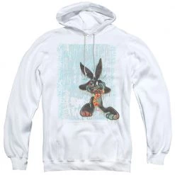 Trevco Men's Looney Tunes Graffiti Rabbit Pullover Hoodie New