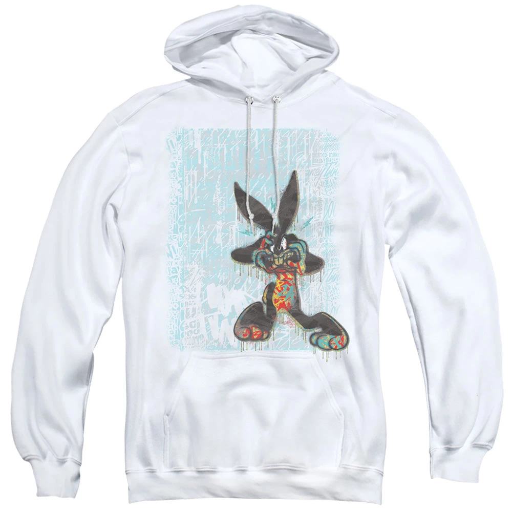 Trevco Men's Looney Tunes Graffiti Rabbit Pullover Hoodie New 1 Trevco Men's Looney Tunes Graffiti Rabbit Pullover Hoodie New