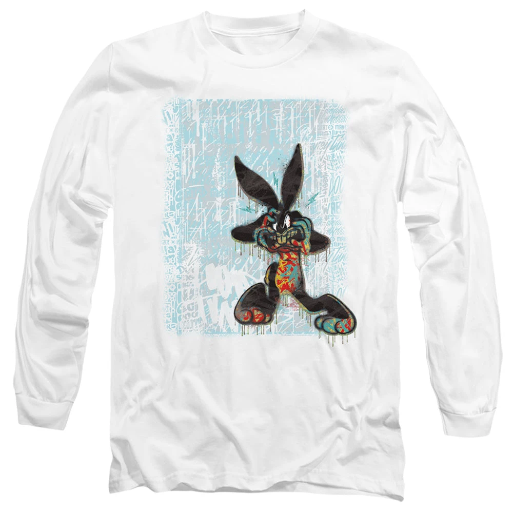 Trevco Men's Looney Tunes Graffiti Rabbit Long Sleeve Tee 1 Trevco Men's Looney Tunes Graffiti Rabbit Long Sleeve Tee
