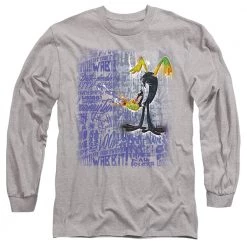 Trevco New Men's Looney Tunes Graffiti Duck Long Sleeve Tee