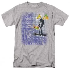 Trevco Men's Looney Tunes Graffiti Duck Tee New