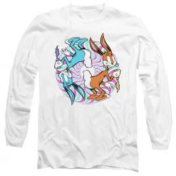 Trevco Men's Looney Tunes Wacky Wabbit Long Sleeve Tee New