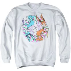 Trevco Men's Looney Tunes Wacky Wabbit Sweatshirt