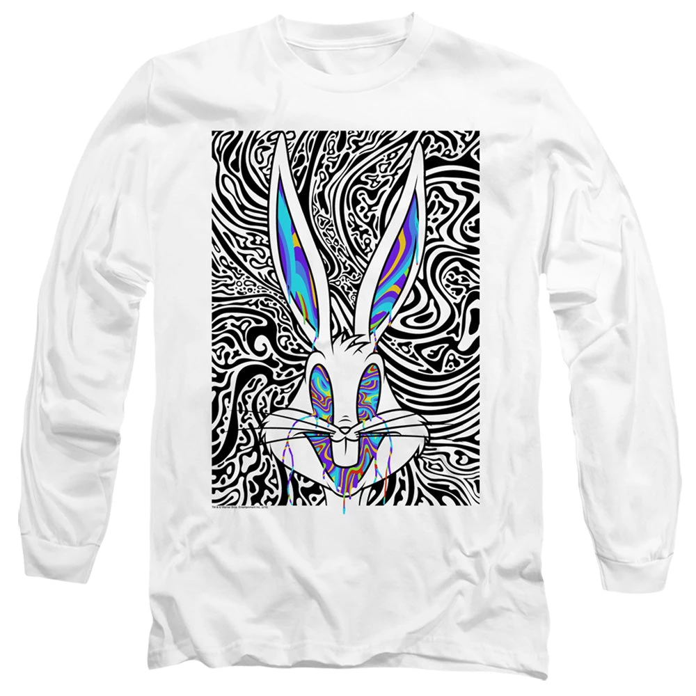 Trevco Men's Looney Tunes Wild Bugs Long Sleeve Tee 1 Trevco Men's Looney Tunes Wild Bugs Long Sleeve Tee