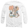 Trevco Men's Looney Tunes Screen Stars Long Sleeve Tee New