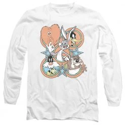 Trevco Men's Looney Tunes Screen Stars Long Sleeve Tee New