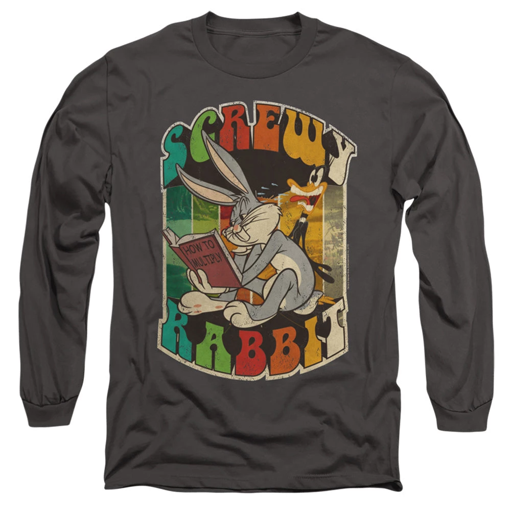 Trevco New Men's Looney Tunes Screwy Rabbit Long Sleeve Tee 1 Trevco New Men's Looney Tunes Screwy Rabbit Long Sleeve Tee