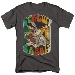 Trevco New Men's Looney Tunes Screwy Rabbit Tee