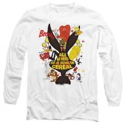 Trevco Men's Looney Tunes Cereal Long Sleeve Tee New