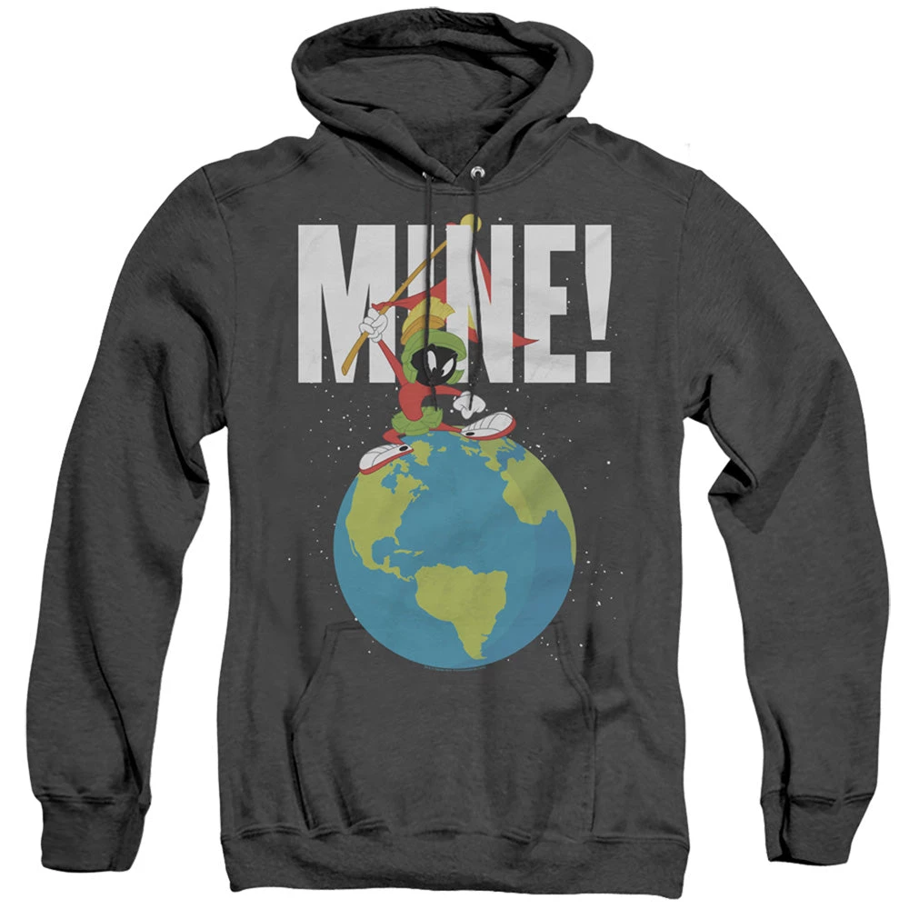 Trevco Men's Looney Tunes Mine Heather Pullover Hoodie 1 Trevco Men's Looney Tunes Mine Heather Pullover Hoodie