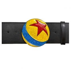 Buckle-Down Disney Pixar Glitter Pixar Luxo Ball Enamel Cast Buckle Pu Strap Belt New