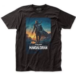 Impact New Men's Star Wars The Mandalorian Mando S2 Poster Tee