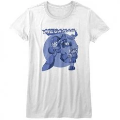 American Classics Women's Mega Man Megablues Tee New