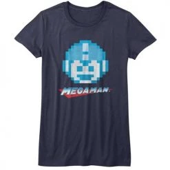 American Classics Women's Mega Man Megaface Tee New