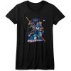 American Classics Women's Mega Man Collage Orange Beam Tee