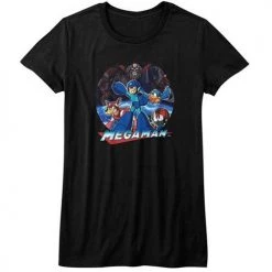 American Classics Women's Mega Man Megaman Collage Tee