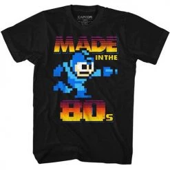 American Classics Men's Mega Man Made In The 80S Lightweight Tee New