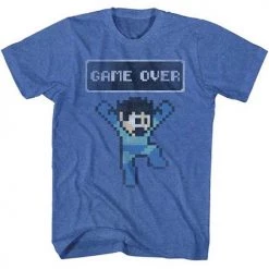 American Classics New Men's Mega Man Game Over Lightweight Tee