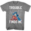 American Classics New Men's Mega Man Trouble Lightweight Tee