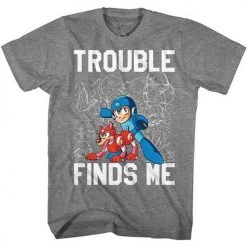 American Classics New Men's Mega Man Trouble Lightweight Tee