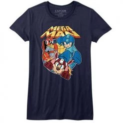 American Classics New Women's Mega Man Flat Colors Tee