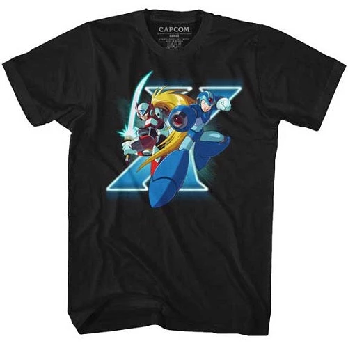 American Classics New Men's Mega Man X And Zero Tee 1 American Classics New Men's Mega Man X And Zero Tee