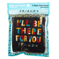 Bioworld Friends 3 Pack Adjustable Face Covers