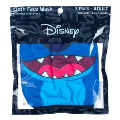 Bioworld Disney Lilo & Stitch 3 Pack Adjustable Face Covers New