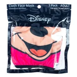 Bioworld Disney Minnie Mouse 3 Pack Adjustable Face Covers New