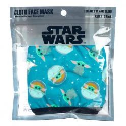 Bioworld Star Wars The Mandalorian Grogu 3 Pack Adjustable Face Covers