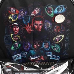 Bioworld Stranger Things Retro Tv Ita Clear Pocket Mini Backpack