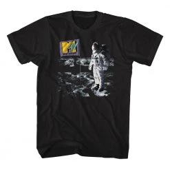 American Classics Men's MTV Flag On Moon Tee