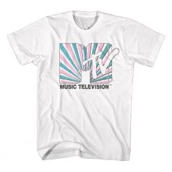 American Classics New Men's MTV Stripes Logo Tee
