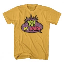 American Classics Men's MTV Yo MTV Raps Bright Logo Tee New