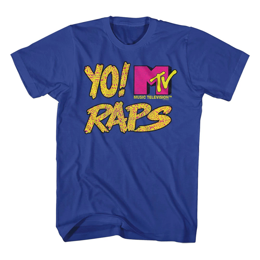 American Classics Men's MTV Yo MTV Raps Textured Logo Tee 1 American Classics Men's MTV Yo MTV Raps Textured Logo Tee