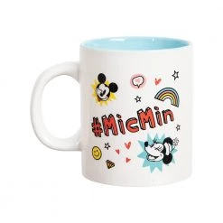 Bioworld Disney Mickey & Minnie 16 Oz. Ceramic Mug New