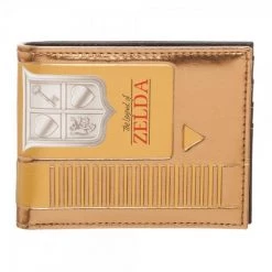 Bioworld New Nintendo Zelda Gold Cartridge Bi-Fold Wallet