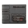Bioworld New Nintendo Nes Controller Mixed Material Bi-Fold Wallet With Rfid Protection