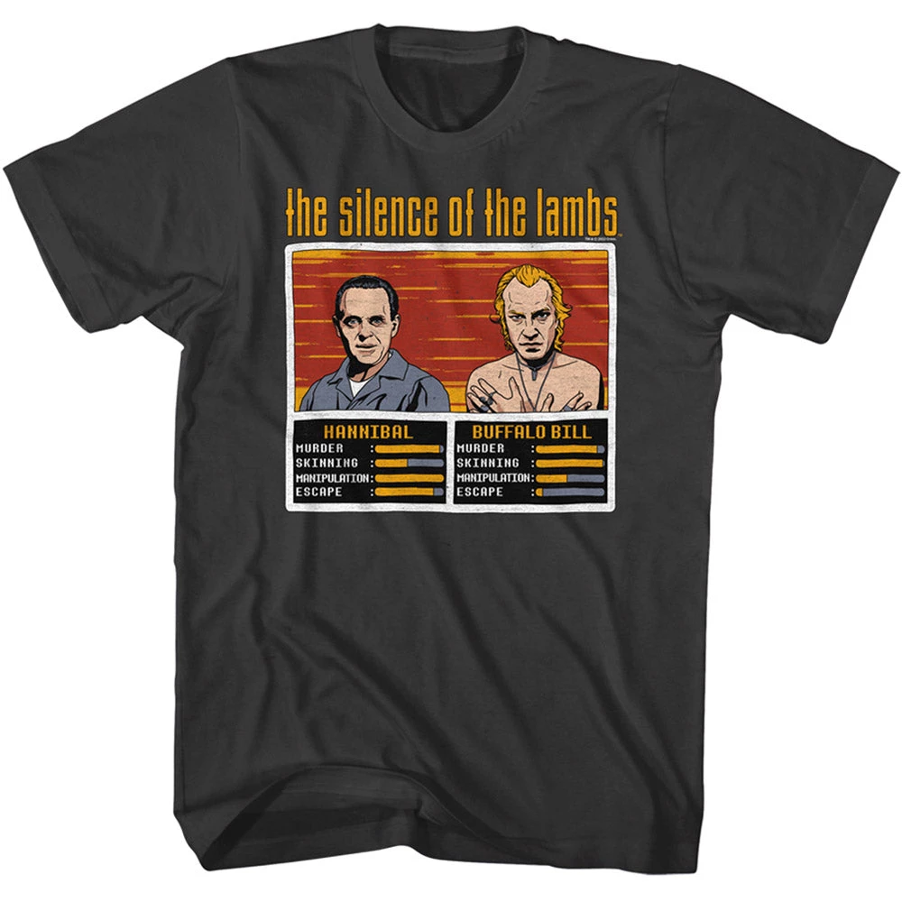 American Classics New Men's Silence Of The Lambs Hannibal Vs Bill Tee 1 American Classics New Men's Silence Of The Lambs Hannibal Vs Bill Tee