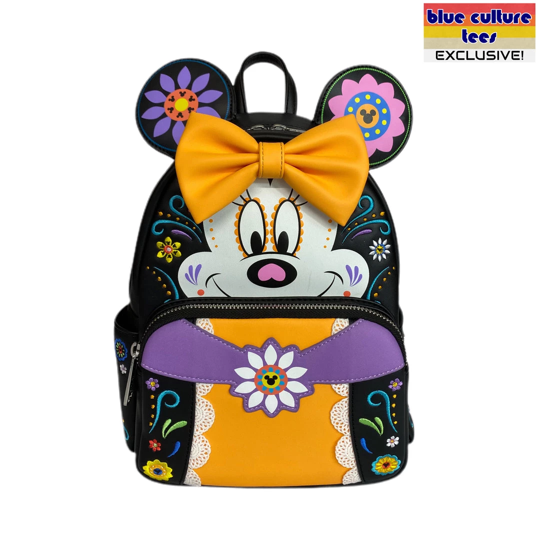 New Loungefly Disney Minnie Mouse Sugar Skull Cosplay Mini Backpack - BCT Exclusive - *PREORDER* 1 New Loungefly Disney Minnie Mouse Sugar Skull Cosplay Mini Backpack - BCT Exclusive - *PREORDER*