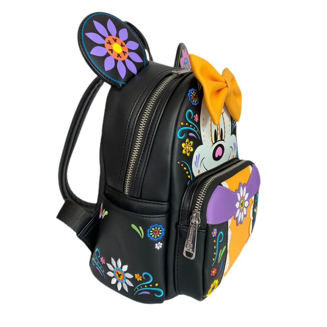 New Loungefly Disney Minnie Mouse Sugar Skull Cosplay Mini Backpack - BCT Exclusive - *PREORDER* 3 New Loungefly Disney Minnie Mouse Sugar Skull Cosplay Mini Backpack - BCT Exclusive - *PREORDER*