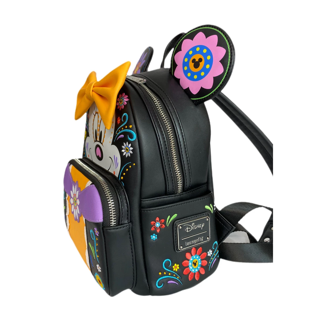 New Loungefly Disney Minnie Mouse Sugar Skull Cosplay Mini Backpack - BCT Exclusive - *PREORDER* 2 New Loungefly Disney Minnie Mouse Sugar Skull Cosplay Mini Backpack - BCT Exclusive - *PREORDER*