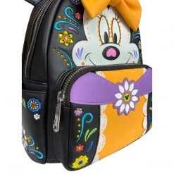 New Loungefly Disney Minnie Mouse Sugar Skull Cosplay Mini Backpack - BCT Exclusive - *PREORDER* 11 New Loungefly Disney Minnie Mouse Sugar Skull Cosplay Mini Backpack - BCT Exclusive - *PREORDER*