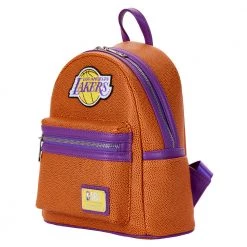 Loungefly NBA Los Angeles Lakers Basketball Mini Backpack New
