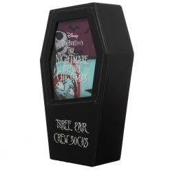 Bioworld New Disney The Nightmare Before Christmas Coffin 3 Pair Crew Socks Set