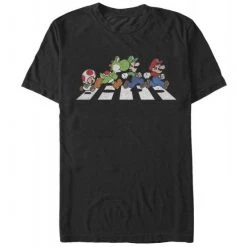 Fifth Sun Men's Nintendo Abby Road Tee New